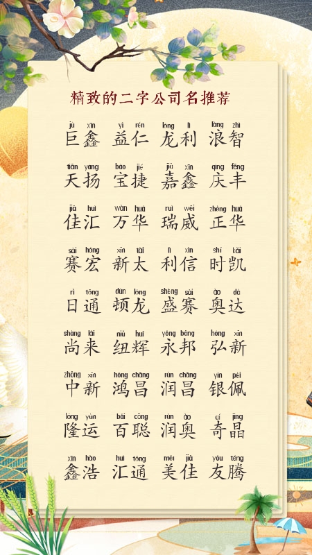 有创意的网络公司名字